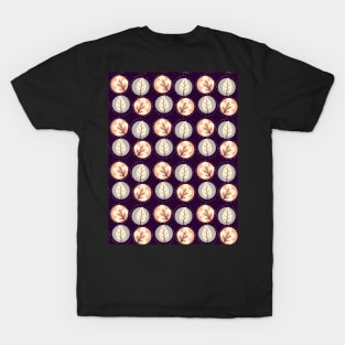 Minimal  Leaf Pattern T-Shirt